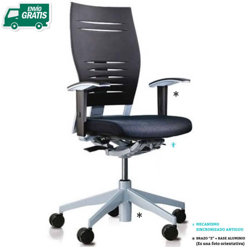 Silla trabajo ergonómica Zas DYNAMOBEL 06